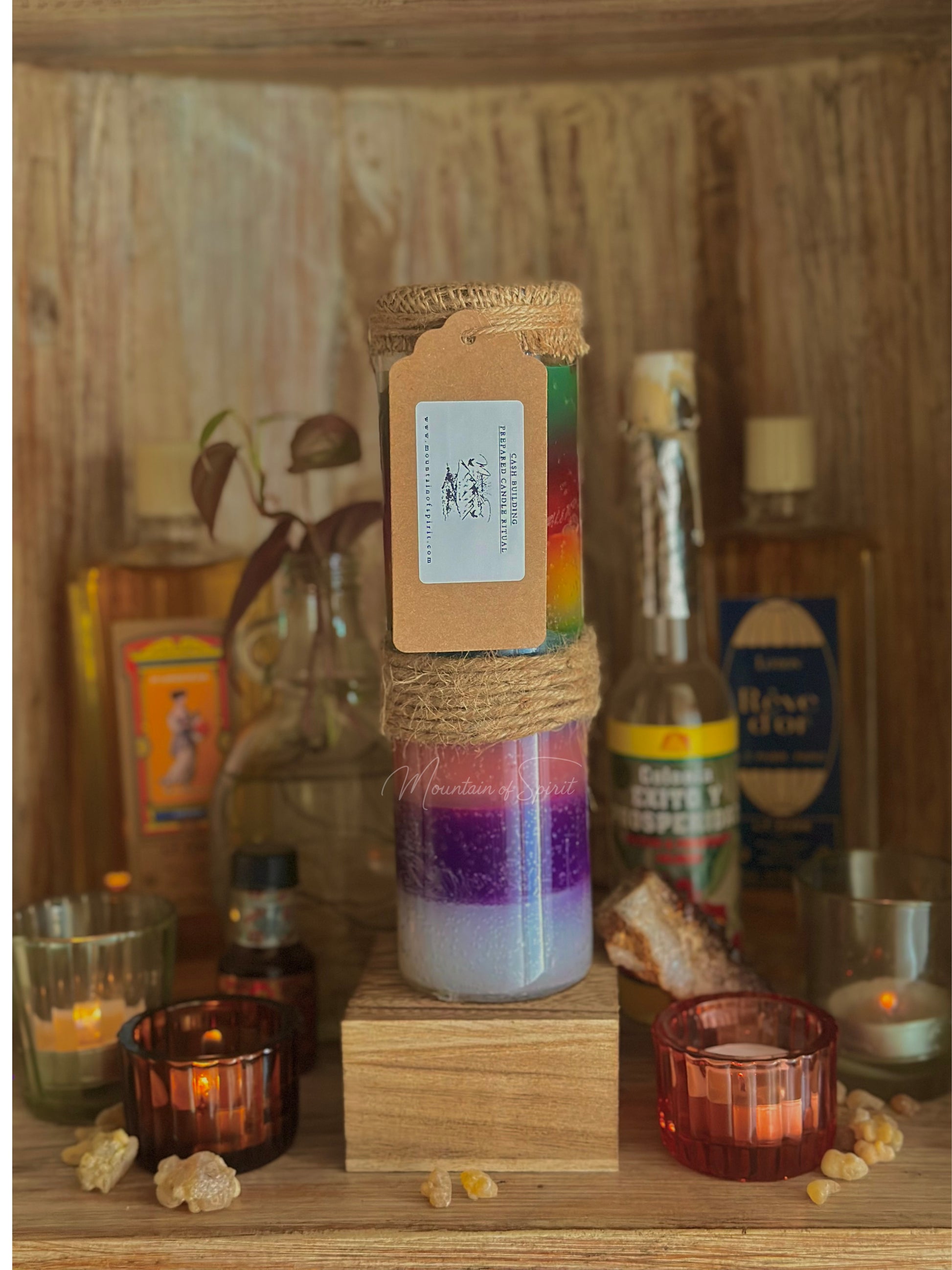 Cash Building Prepared Candle Ritual